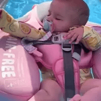 FLOTADOR CON CARPA PARA BEBÉS 👶😍💦