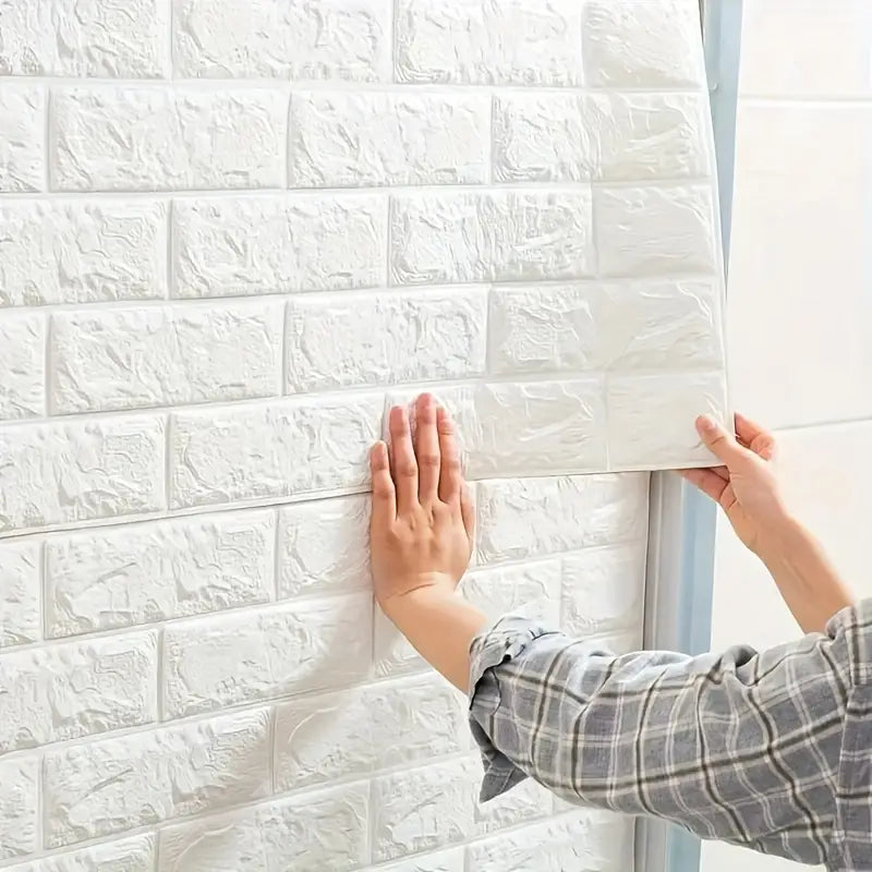 Pack x 10 PÁNELES PARA PARED 3D 🧱🤩 ¡Decora tu casa con estilo y sin esfuerzo!