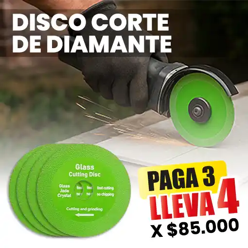 💿¡LLEVA 4 DISCOS CORTE DE DIAMANTE POR EL PRECIO DE 3!🤩