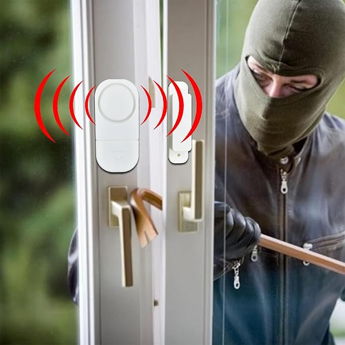 🧏♀️Alarma Sensor Adhesiva-Seguridad inteligente y fácil de instalar al alcance de tu mano🚨