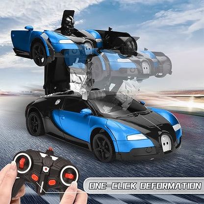 Carro transformbot🕹️ ¡Despega la imaginación de los niños con el Coche Transformable en Robot!🤖