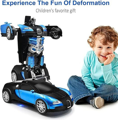 Carro transformbot🕹️ ¡Despega la imaginación de los niños con el Coche Transformable en Robot!🤖