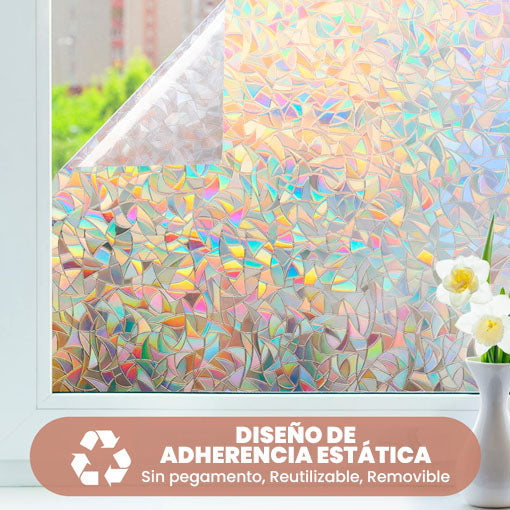 Filme arcoíris para ventanas 🌈