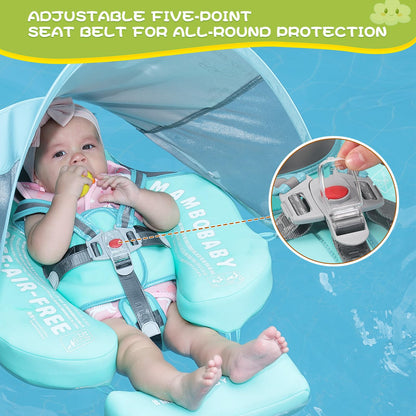 👶Flotador Baby Swim🛶Protege a tu bebé del sol mientras nada