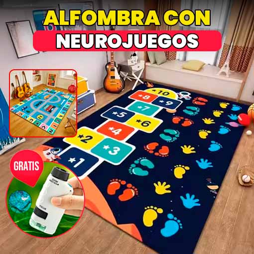ALFOMBRA CON NEUROJUEGOS + MICROSCOPIO GRATIS 🤩😱
