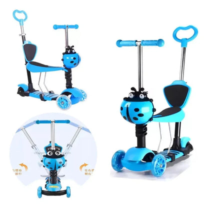 🛴Scooter cucarroncito 5 en 1🐞