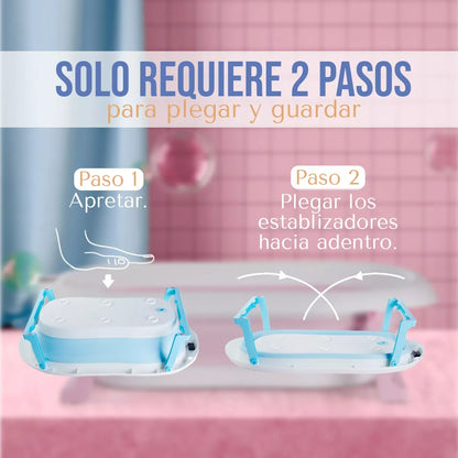 BAÑERA PARA BEBÉ CON COJÍN 😍😱