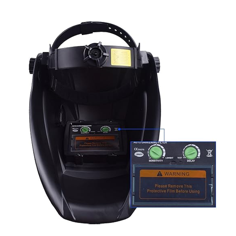 Casco automático para soldar + máscara de seguridad