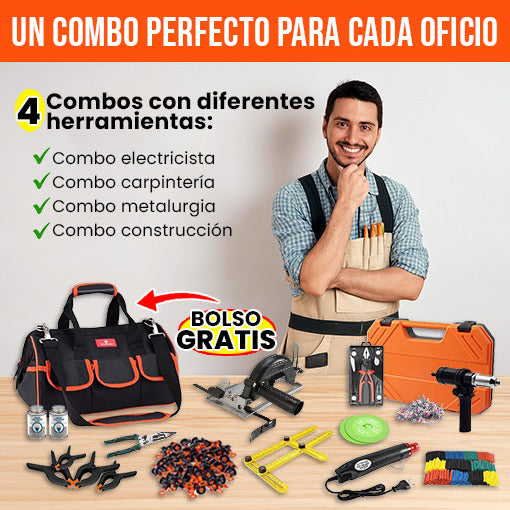 Combo de herramientas + bolso GRATIS 😱🎁