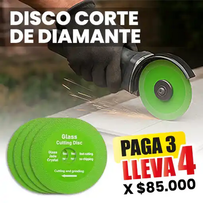 💿¡LLEVA 4 DISCOS CORTE DE DIAMANTE POR EL PRECIO DE 3!🤩