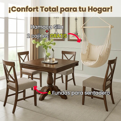 Hamaca silla + 4 Fundas para sentadero GRATIS🎁