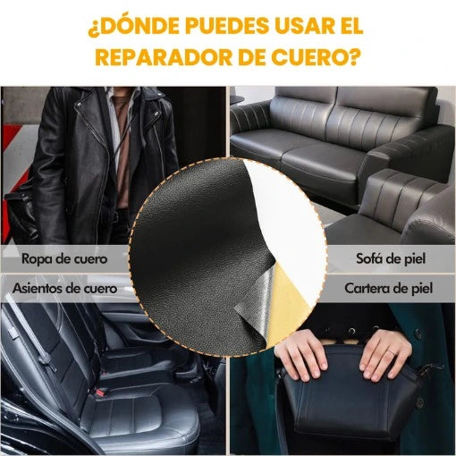 2 REPARADORES DE CUERO ADHESIVO x 140 CM + 1 REPARADOR BLANCO Y 1 RESTAURADOR GRATIS 🤩😱✔