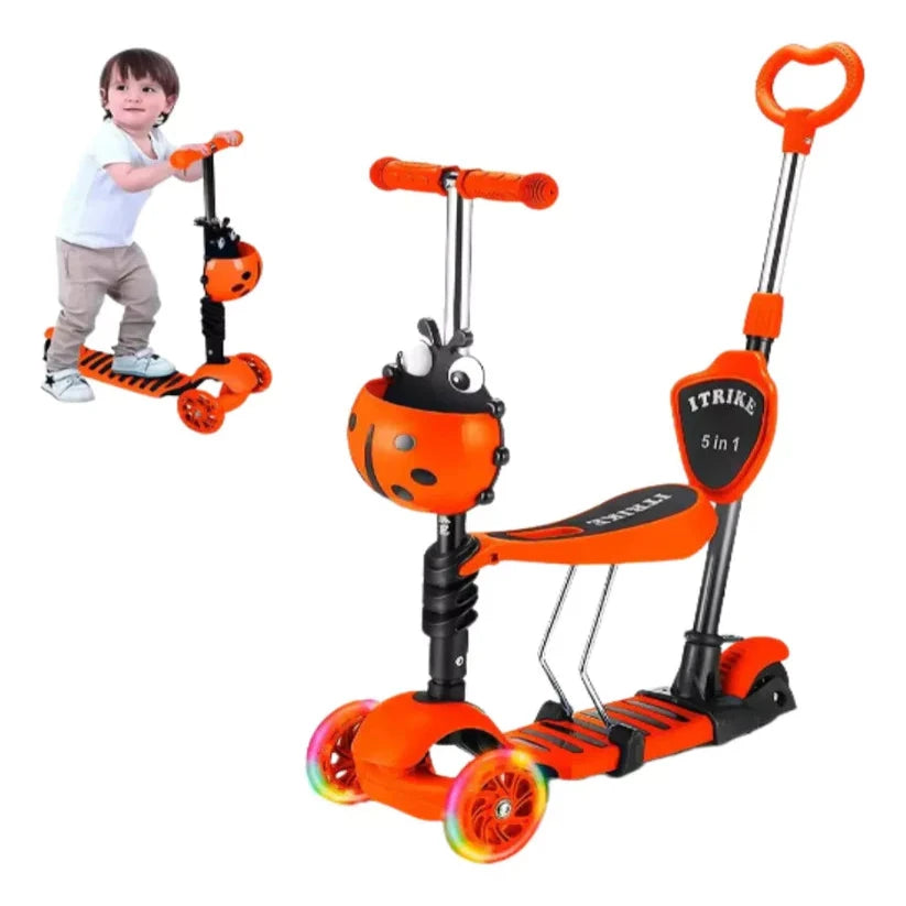 🛴Scooter cucarroncito 5 en 1🐞