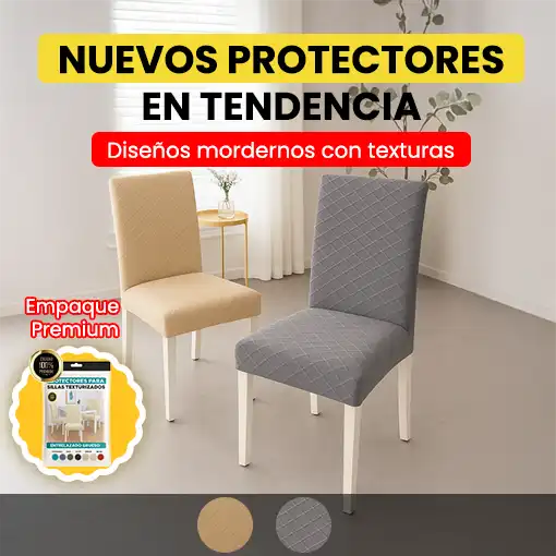 Protectores para sillas texturizados