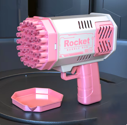 🤩Mega Pistola De Burbujas Rocket💧🔫