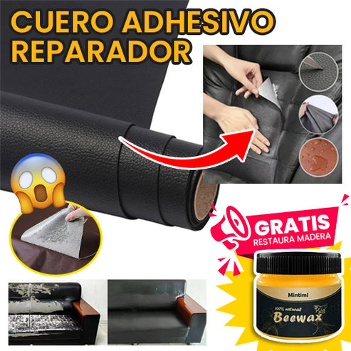 REPARADOR DE CUERO ADHESIVO x 140 CM + RESTAURADOR DE MADERA GRATIS 🤩😱