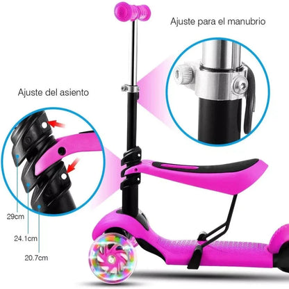 🛴Scooter cucarroncito 5 en 1🐞